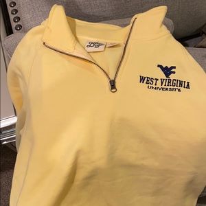 West Virginia university crew neck